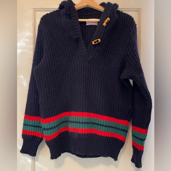 Pendleton Other - Vintage Pendleton Wool Hooded Pullover Sweater
